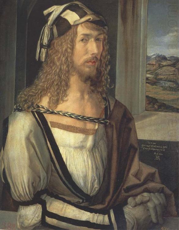 Albrecht Durer Self-Portrait with Landscape china oil painting image